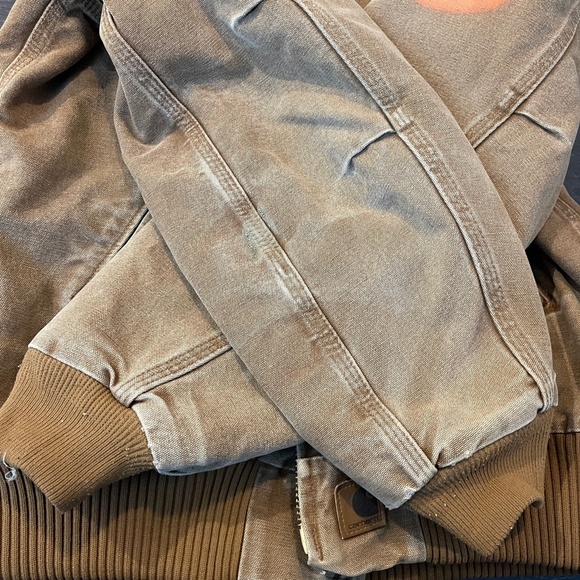 VTG Carhartt Jacket Mens Medium J14 BRN Synovex Choice in brown HTF western coat - Picture 11 of 16